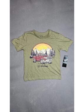Ram Trucks Kids Green Ram Truck T-Shirt Size S 6/7 NWT